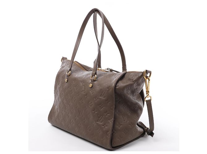 Louis Vuitton Lumineuse PM Monogram Empreinte Borsa a mano 2Way in Brown M93409 - vista 4