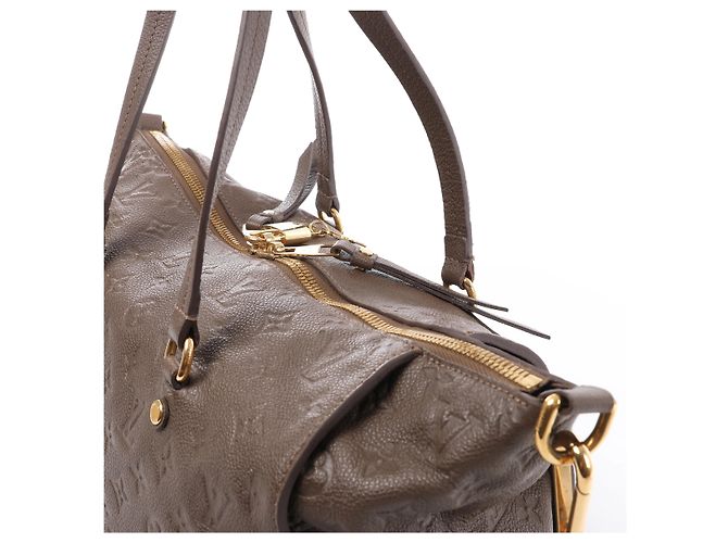Louis Vuitton Lumineuse PM Monogram Empreinte Borsa a mano 2Way in Brown M93409 - vista 5
