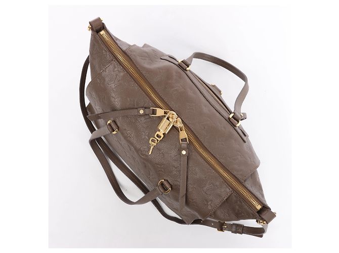 Louis Vuitton Lumineuse PM Monogram Empreinte Borsa a mano 2Way in Brown M93409 - vista 7