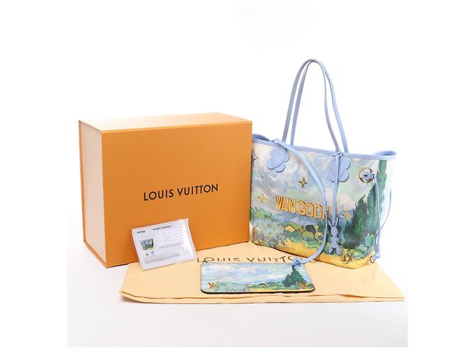Louis Vuitton Neverfull MM Masters Collection Shoulder Bag in Blue M43331 - vista 15