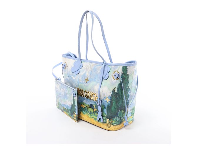 Louis Vuitton Neverfull MM Masters Collection Shoulder Bag in Blue M43331 - vista 2