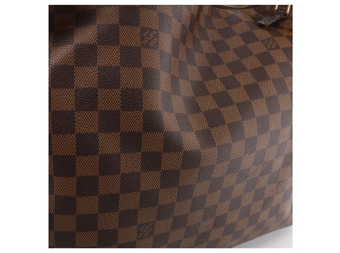 Borsa a tracolla Louis Vuitton Portobello GM Damier Ebene Marrone N41185 - vista 12