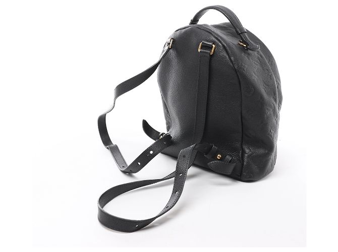 Zaino Louis Vuitton Sorbonne Monogram Empreinte in Black M44016 - vista 4