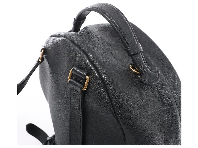 Zaino Louis Vuitton Sorbonne Monogram Empreinte in Black M44016 - vista 5