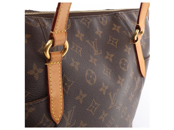 Borsa a tracolla Louis Vuitton Totally MM Monogram in marrone M41015 - vista 12