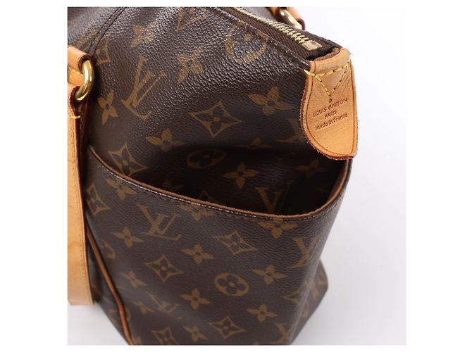 Borsa a tracolla Louis Vuitton Totally MM Monogram in marrone M41015 - vista 13