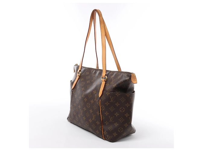 Borsa a tracolla Louis Vuitton Totally MM Monogram in marrone M41015 - vista 2