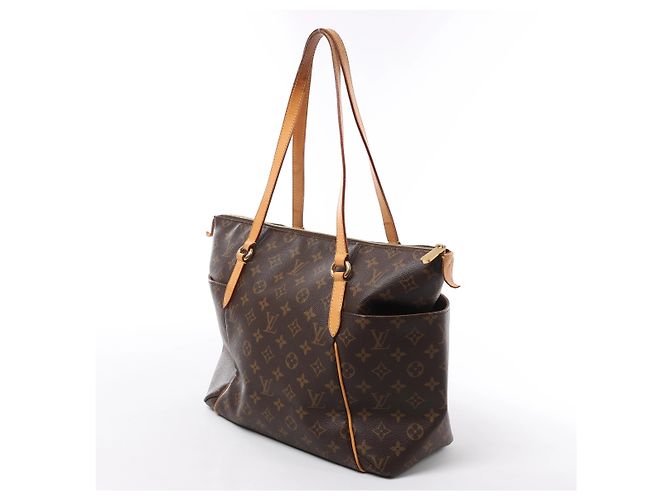 Borsa a tracolla Louis Vuitton Totally MM Monogram in marrone M41015 - vista 4