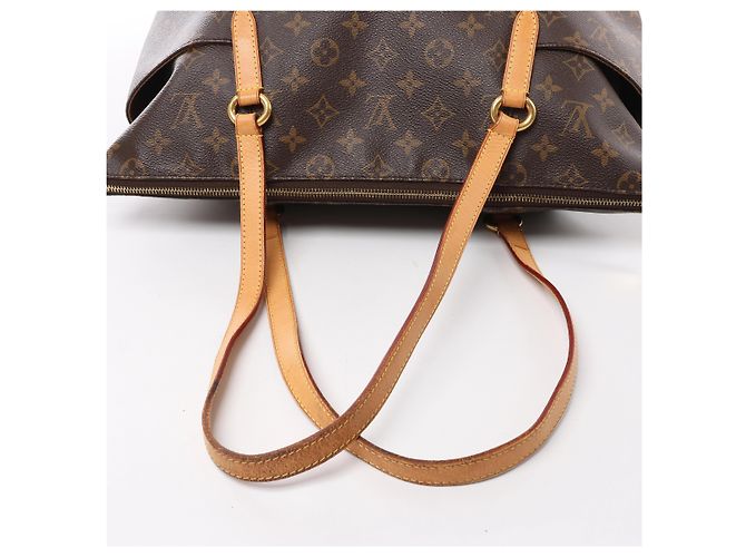 Borsa a tracolla Louis Vuitton Totally MM Monogram in marrone M41015 - vista 6