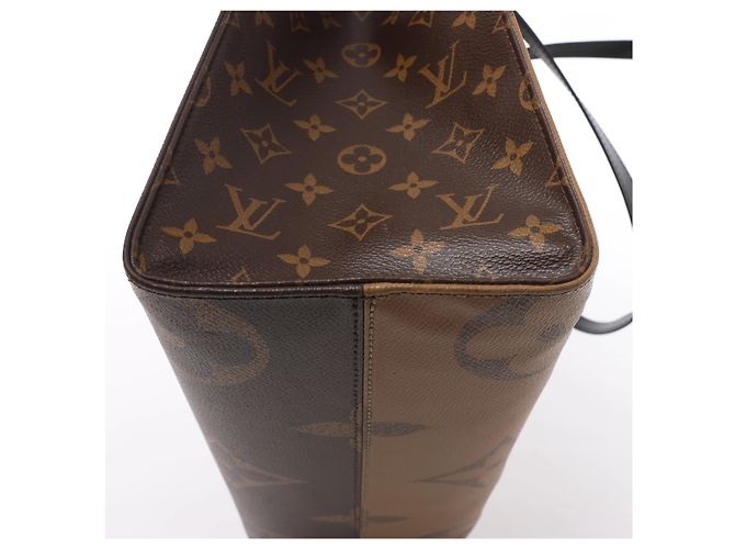 Louis Vuitton OnTheGo MM Giant Monogram Reverse Borsa a mano 2Way Marrone M45321 - vista 8