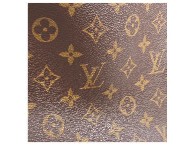 Borsa a tracolla Louis Vuitton Looping GM Monogram in marrone M51145 - vista 12