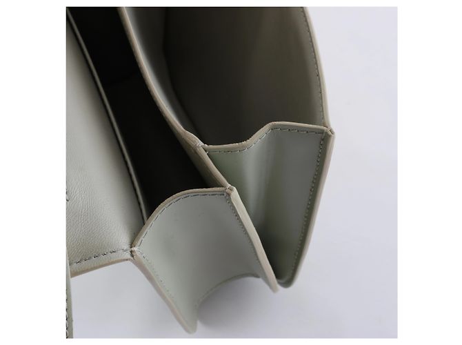 Céline Celine Classic Box Small Leder-Schultertasche in Grün - Ansicht 5