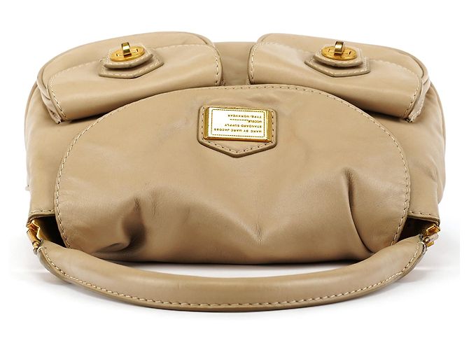 Marc by Marc Jacobs  mala 2-Way com múltiplos bolsos em pele bege - vista 4