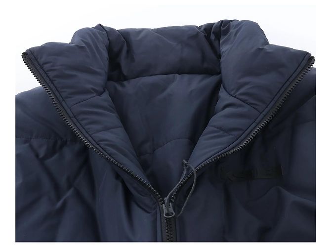 Autre Marque Ksubi Sott Puffer Jacke in Navy Blue, Größe M - Ansicht 8