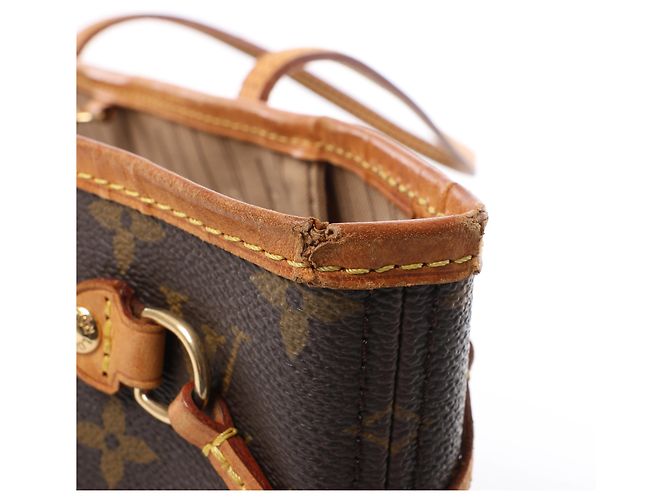 Louis Vuitton Neverfull PM Monogram Canvas Shoulder Bag in Brown M40155 - vista 10