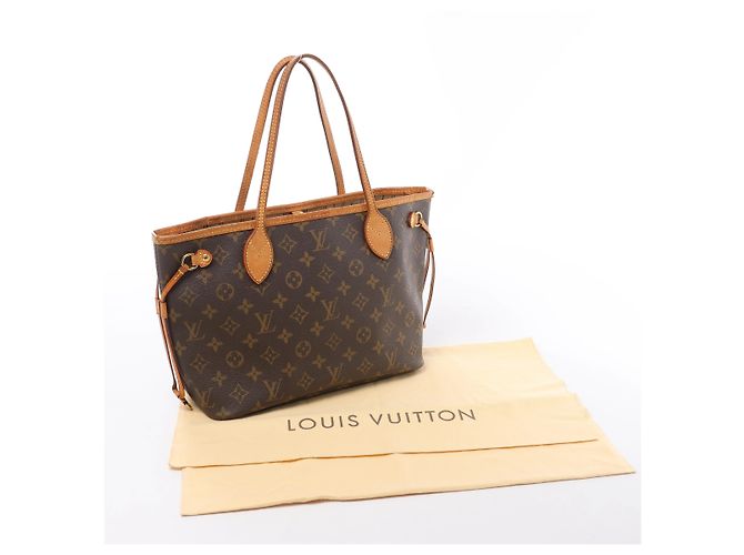 Louis Vuitton Neverfull PM Monogram Canvas Shoulder Bag in Brown M40155 - vista 15