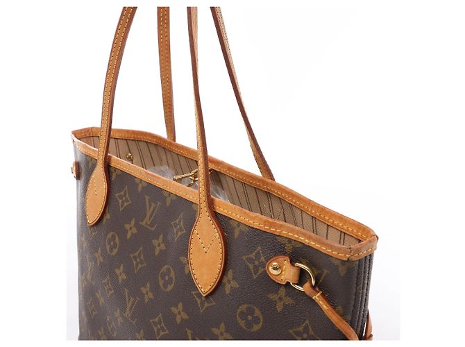 Louis Vuitton Neverfull PM Monogram Canvas Shoulder Bag in Brown M40155 - vista 5