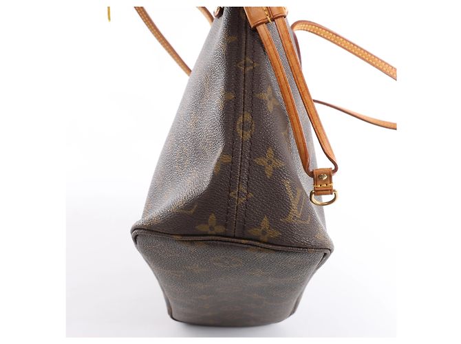 Louis Vuitton Neverfull PM Monogram Canvas Shoulder Bag in Brown M40155 - vista 8