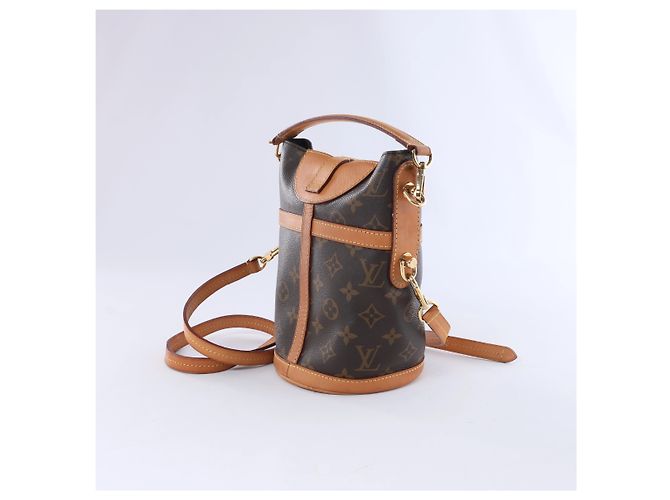 Borsa a tracolla Louis Vuitton Duffle Monogram in marrone M43587 - vista 3