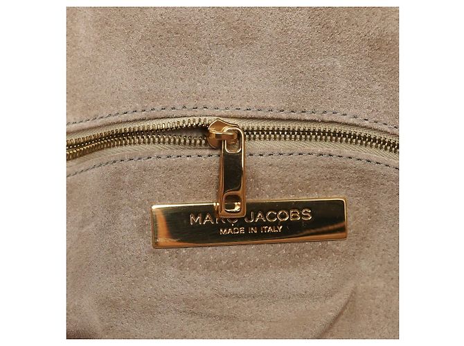 Marc Jacobs Borsa Tote Blake in pelle grigia con tasche multiple - vista 13
