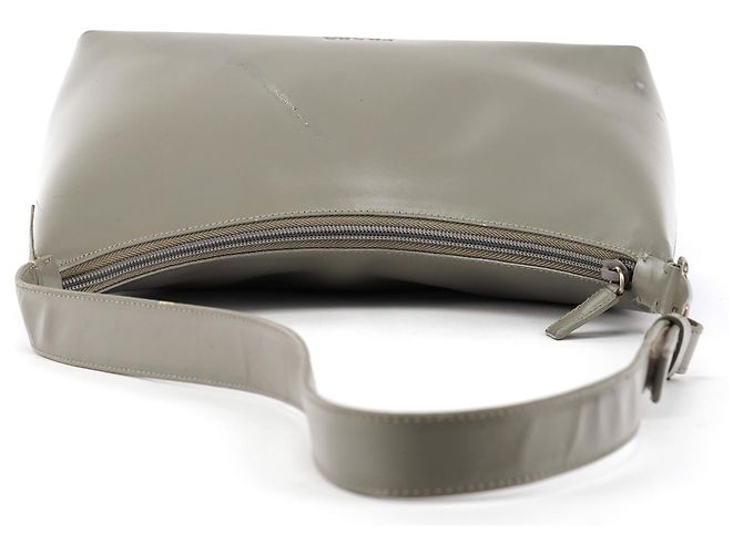 Prada 1998 Grey Vitello Metallo Schultertasche - Ansicht 4