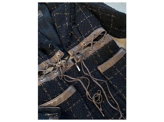 CHANEL Front Row Only Tweed-Jacke Herbst/Winter 2016 – Runway Look 29 – FR 38 - vista 7