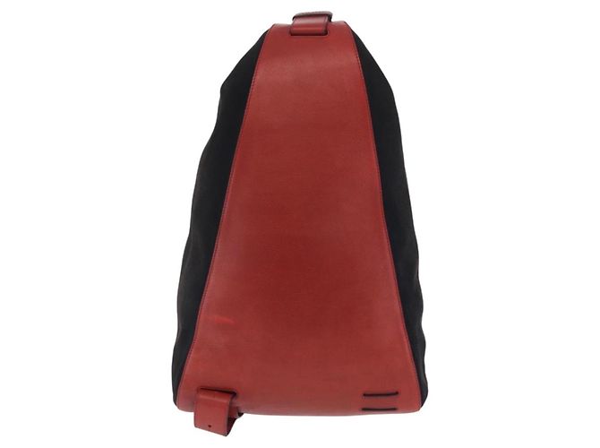 Loewe Anton Porte-documents en daim marron - vue 2