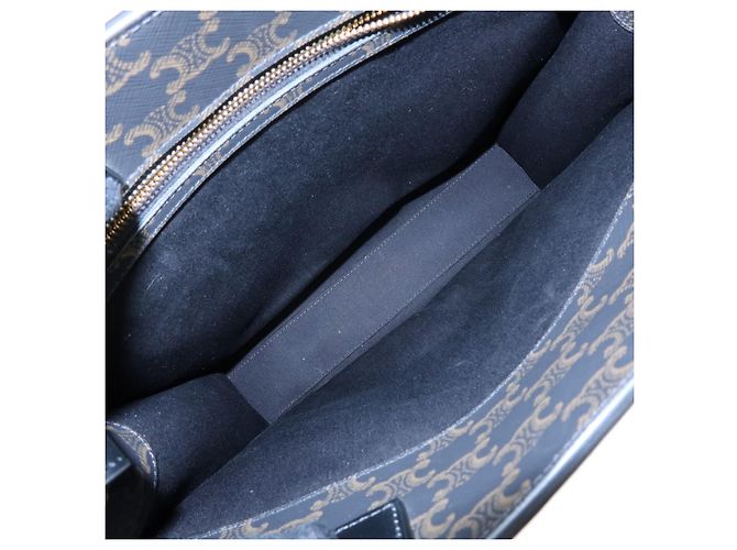 Céline Celine Vertical Cabas Triomphe Coated Canvas Medium - vista 3