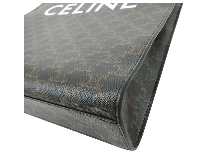 Céline Celine Vertical Cabas Triomphe Coated Canvas Medium - vista 5