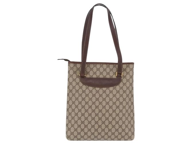 Bolso Tote Vertical Gucci GG Canvas - vista 2