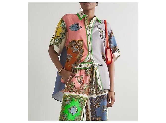 Autre Marque ALÉMAIS Camisa de lino Trippy Troppo - vista 2