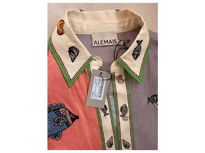 Autre Marque ALÉMAIS Camisa de lino Trippy Troppo - vista 5