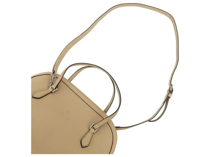 GUCCI Borsa 2Way in pelle Borsa a mano Borsa a tracolla Beige 420023 - vista 4