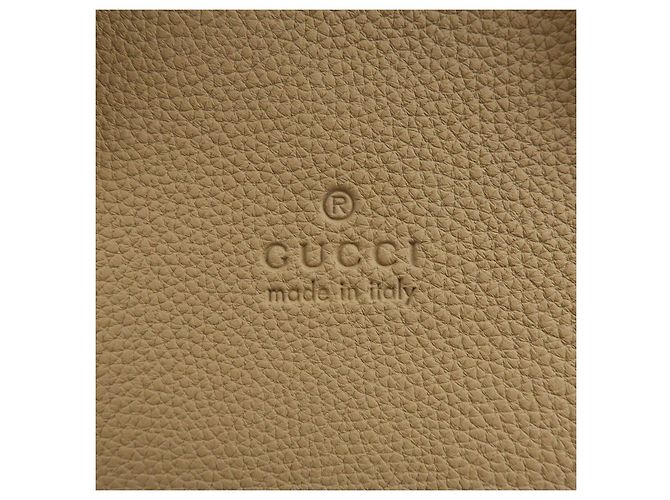 GUCCI Borsa 2Way in pelle Borsa a mano Borsa a tracolla Beige 420023 - vista 7