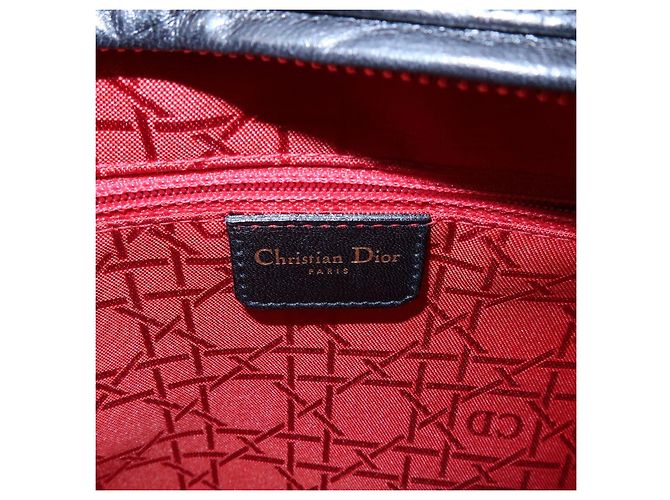 Christian Dior Lady Dior Cannage Leather 2Way Bag Hand Bag Black - vista 11