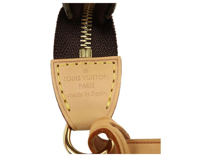 Louis Vuitton Monogram Rose Pochette Accessoires Pouch Brown M48615 - vista 11