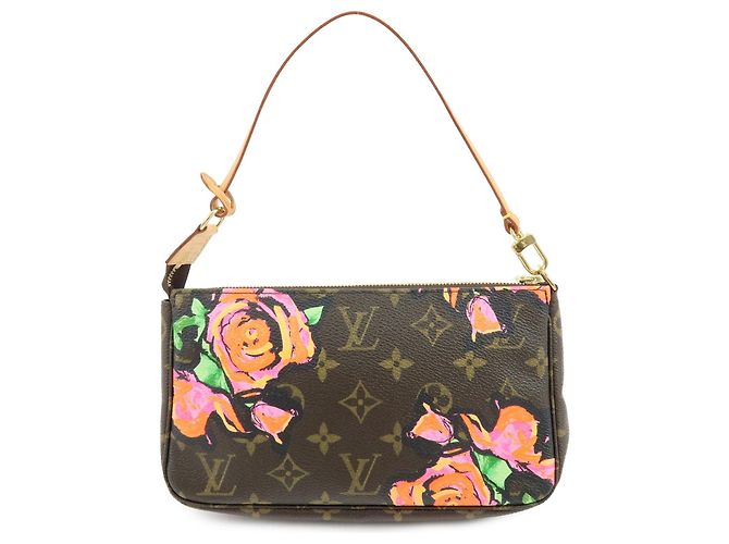 Louis Vuitton Monogram Rose Pochette Accessoires Pouch Brown M48615 - vista 2