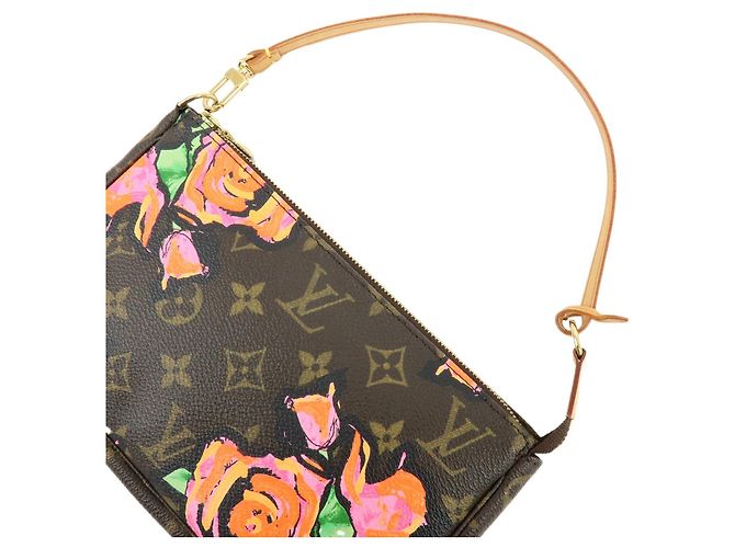 Louis Vuitton Monogram Rose Pochette Accessoires Pouch Brown M48615 - vista 4