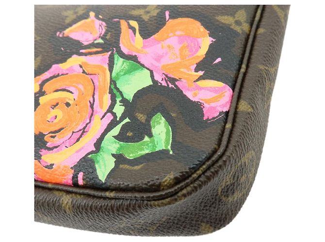 Louis Vuitton Monogram Rose Pochette Accessoires Pouch Brown M48615 - vista 6