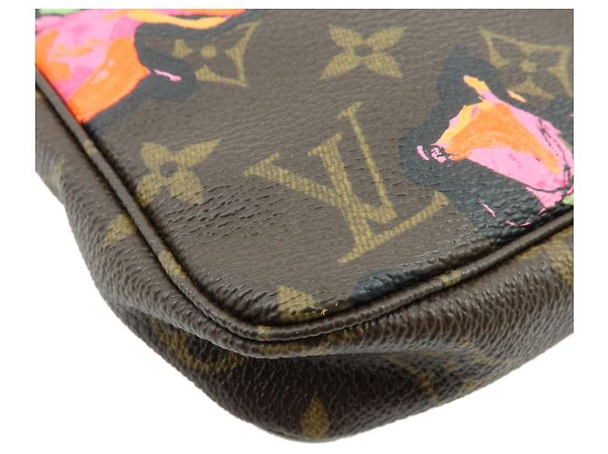 Louis Vuitton Monogram Rose Pochette Accessoires Pouch Brown M48615 - vista 7