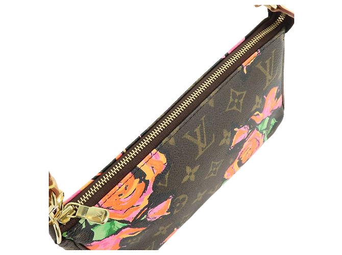 Louis Vuitton Monogram Rose Pochette Accessoires Pouch Brown M48615 - vista 9