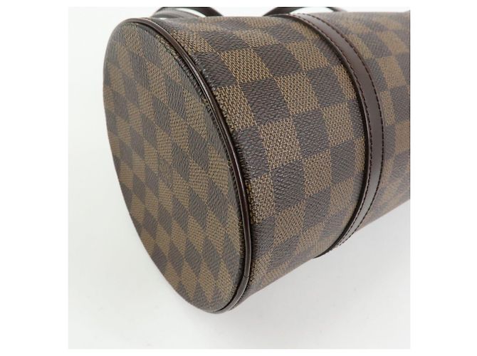 Borsa a mano Louis Vuitton Damier Ebene Papillon 30 Marrone N51303 - vista 10
