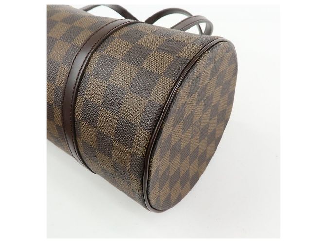 Borsa a mano Louis Vuitton Damier Ebene Papillon 30 Marrone N51303 - vista 11