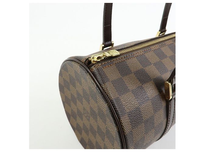 Borsa a mano Louis Vuitton Damier Ebene Papillon 30 Marrone N51303 - vista 13