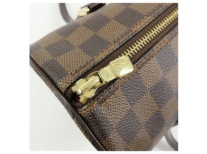 Borsa a mano Louis Vuitton Damier Ebene Papillon 30 Marrone N51303 - vista 15