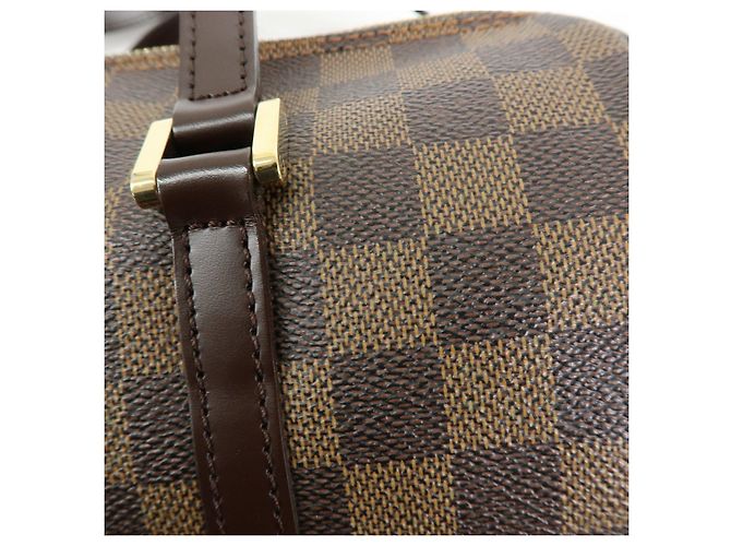 Borsa a mano Louis Vuitton Damier Ebene Papillon 30 Marrone N51303 - vista 17
