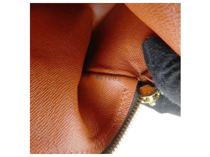 Borsa a mano Louis Vuitton Damier Ebene Papillon 30 Marrone N51303 - vista 20