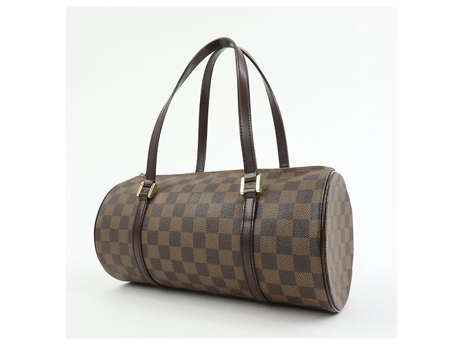Borsa a mano Louis Vuitton Damier Ebene Papillon 30 Marrone N51303 - vista 3
