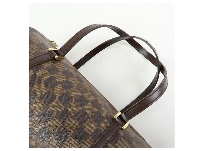 Borsa a mano Louis Vuitton Damier Ebene Papillon 30 Marrone N51303 - vista 6