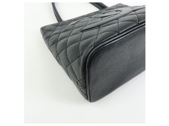 Borsa Tote CHANEL Medallion Matelasse COCO Mark Nera A01804 - vista 10
